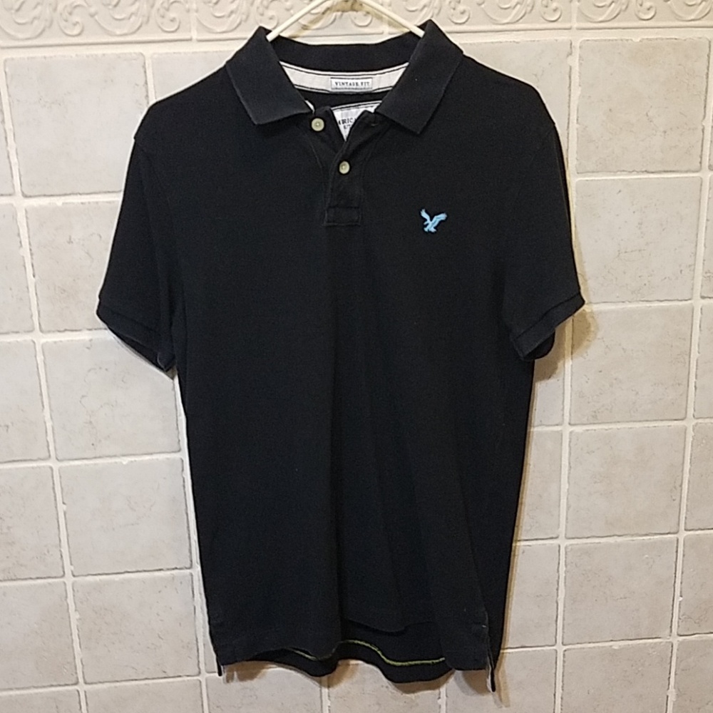 American Eagle Vintage Athletic Fit Polo